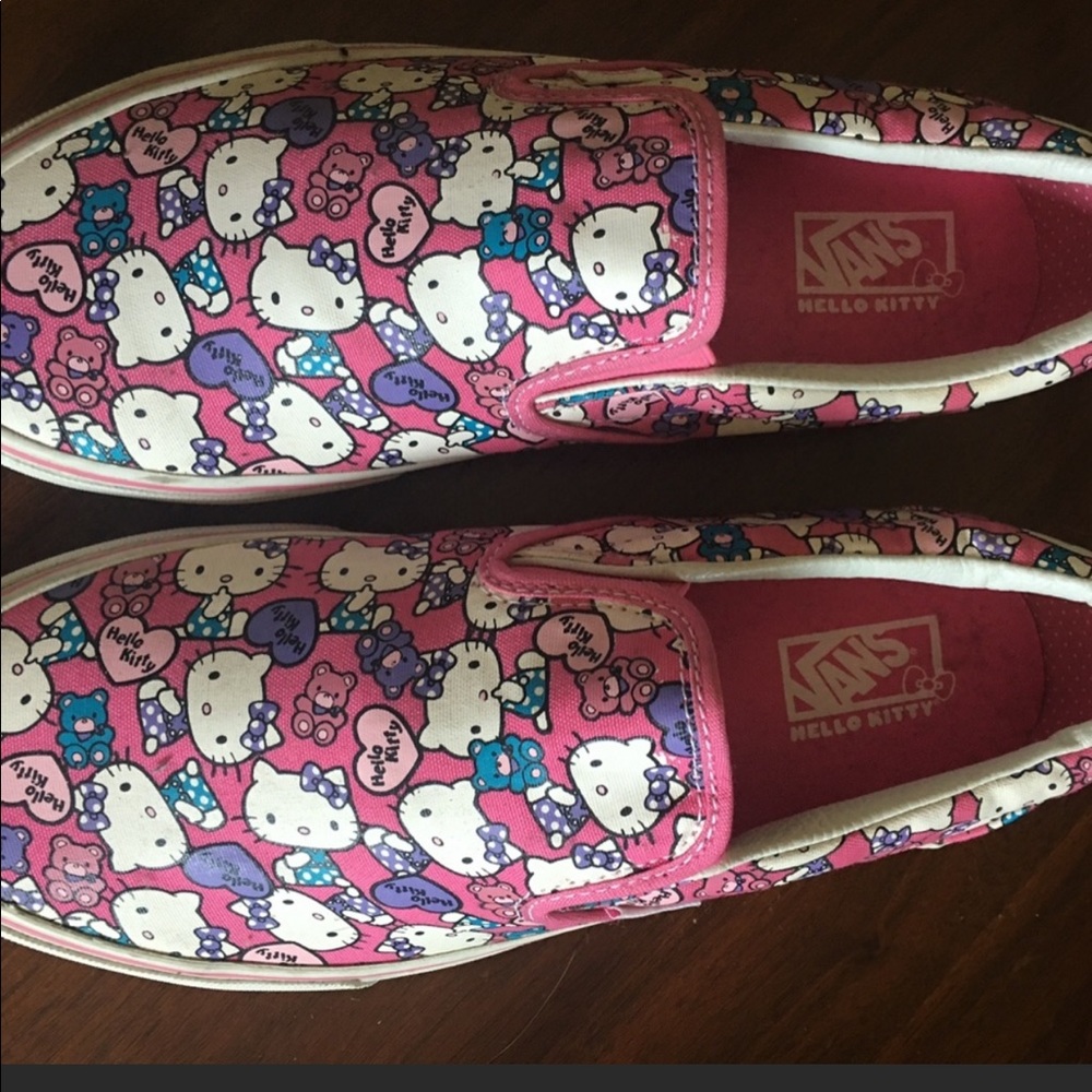 Hello kitty + vans collaboration NWOB never worn